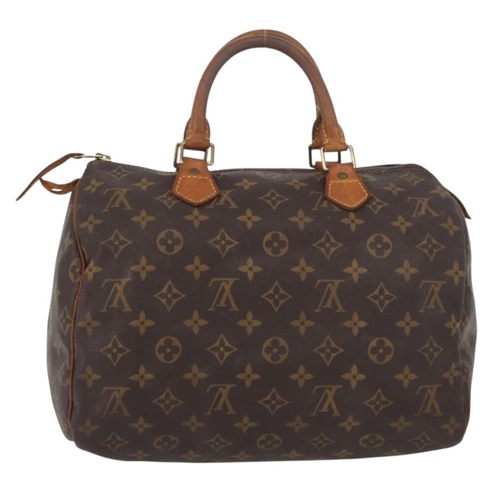 Louis Vuitton Monogram Speedy 30 Handbag Brown - Picture 2 of 14